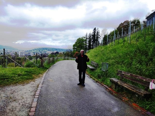 A way-farer who posed for us ...