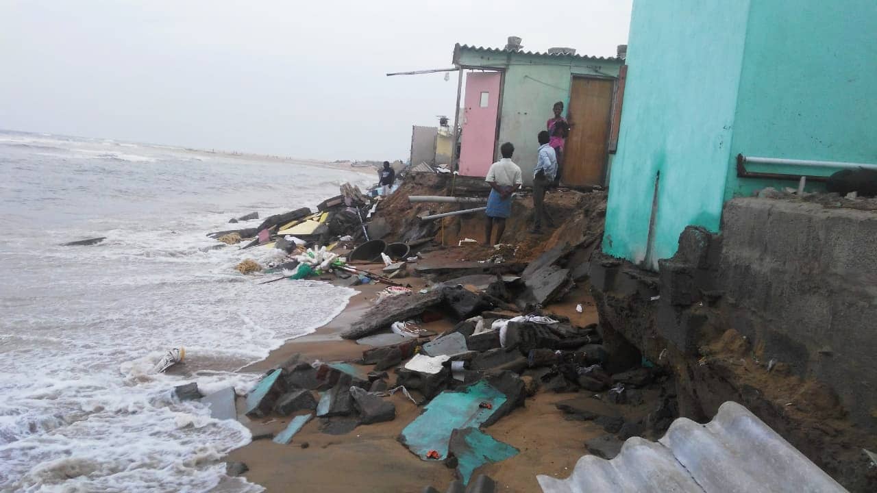 The Devastating Effect Near Pattinapakkam, Chennai